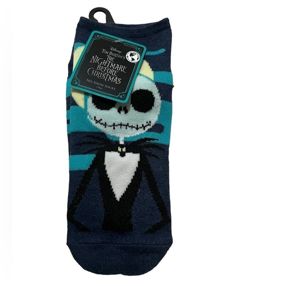 Disney Accessories - NWT Disney The Nightmare Before Christmas No-Show Socks, 1 pair, 4-10